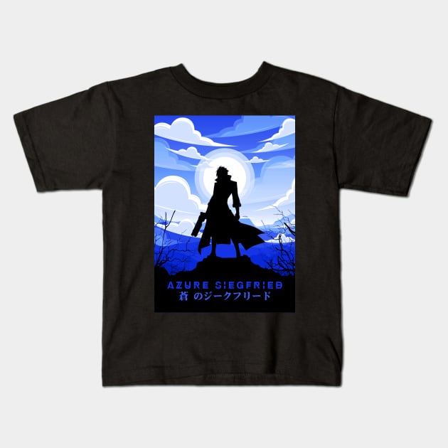 Azure Siegfried | Trails Of Cold Steel Kids T-Shirt by GuruBoyAmanah